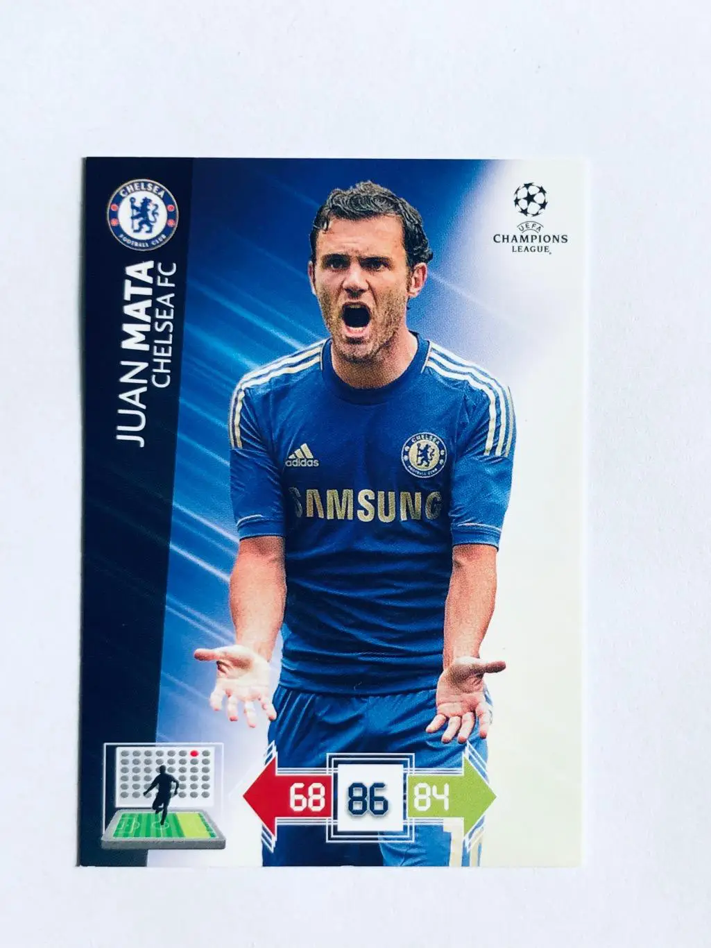 Карточка Juan Mata Chelsea FC
