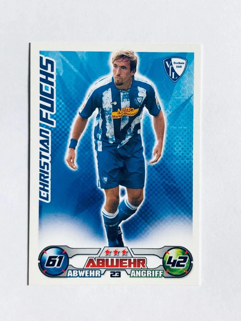 Карточка Christian Fuchs VFL Bochum 1848