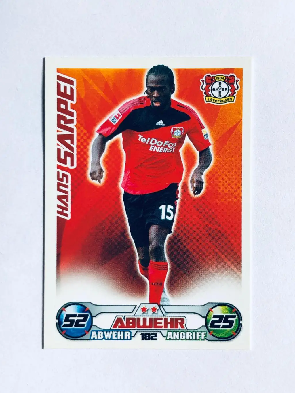 Карточка Hans Sarpei Bayer 04 Leverkusen
