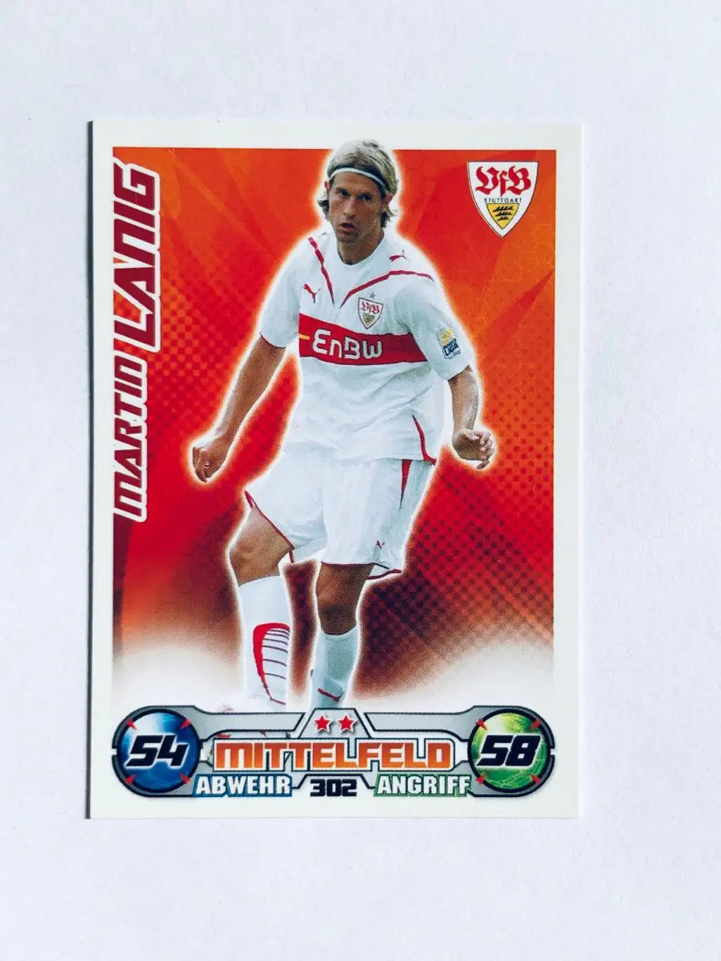 Карточка Martin Lanig VFB Stuttgart