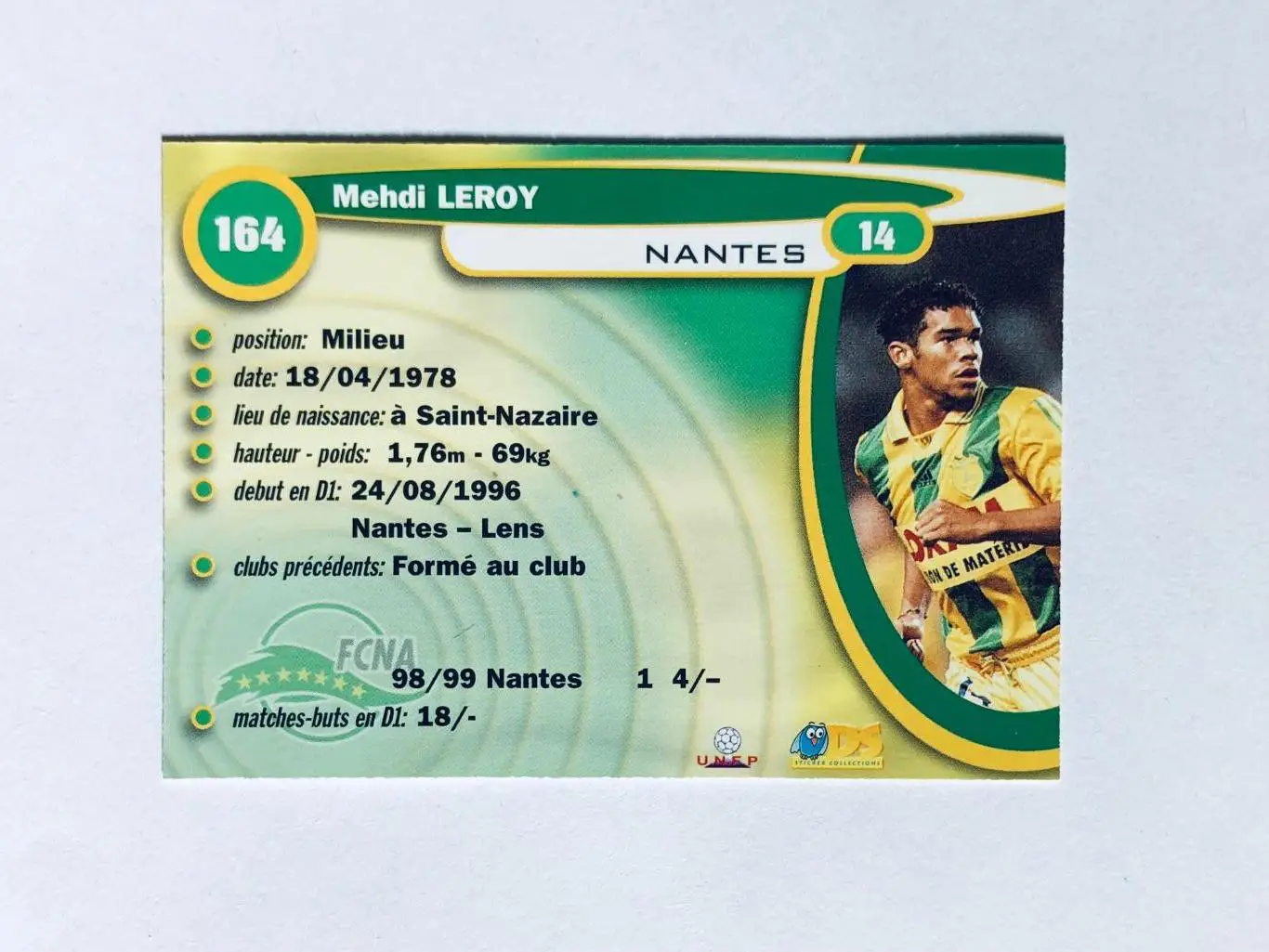 Карточка Mehdi Leroy Nantes 1