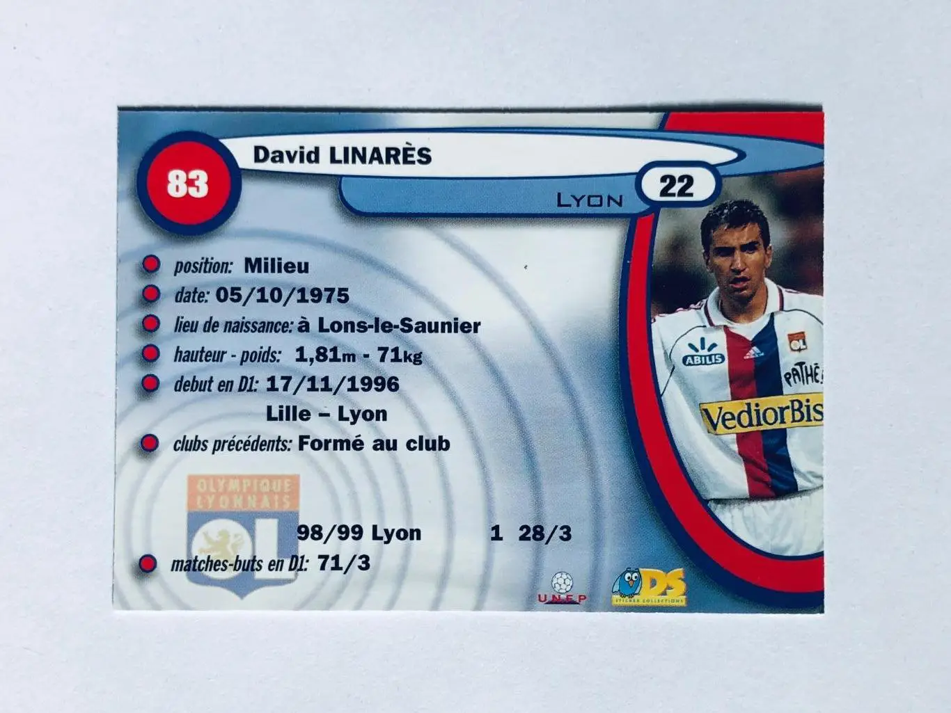 Карточка David Linares Lyon 1