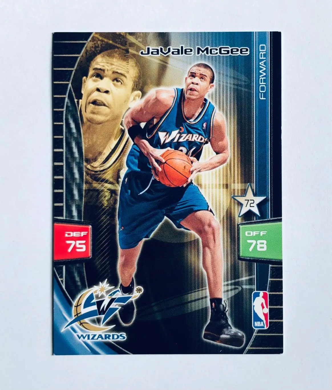 Карточка JaVale McGee Washington Wizards