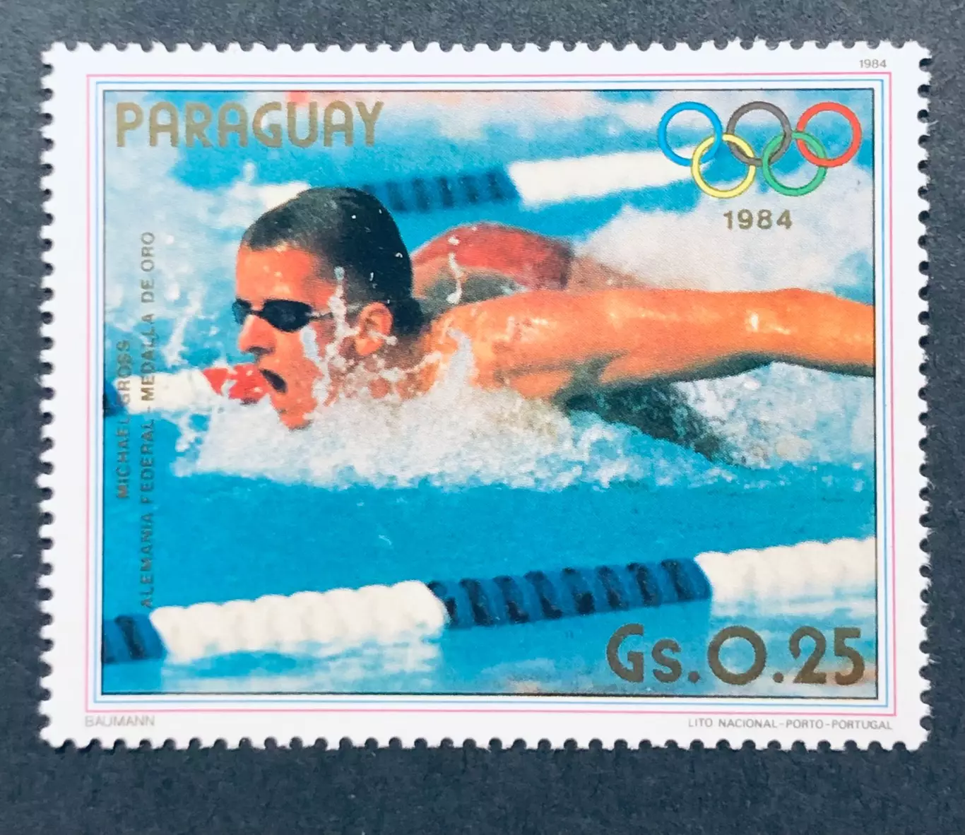 Парагвай 1984 Олимпийские игры в Лос-Анджелесе