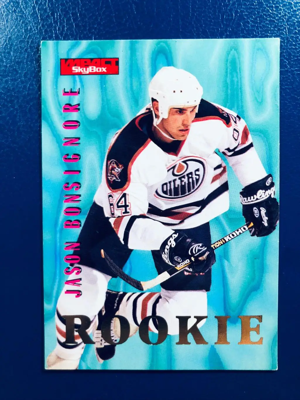 Карточка Jason Bonsignore Edmonton Oilers