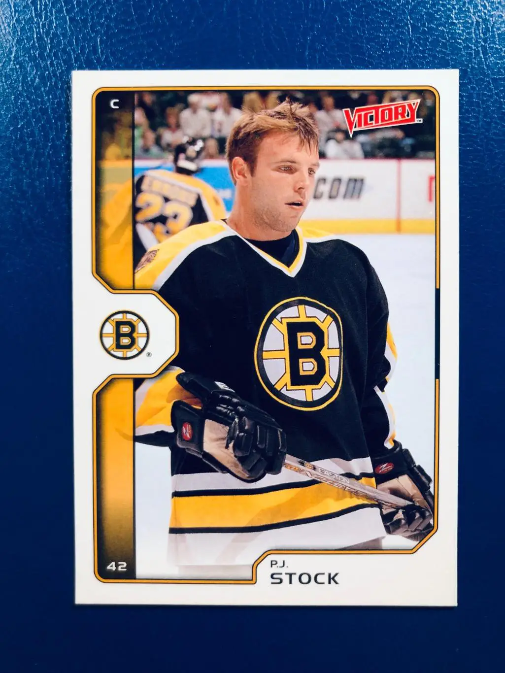 Карточка P.J. Stock Boston Bruins