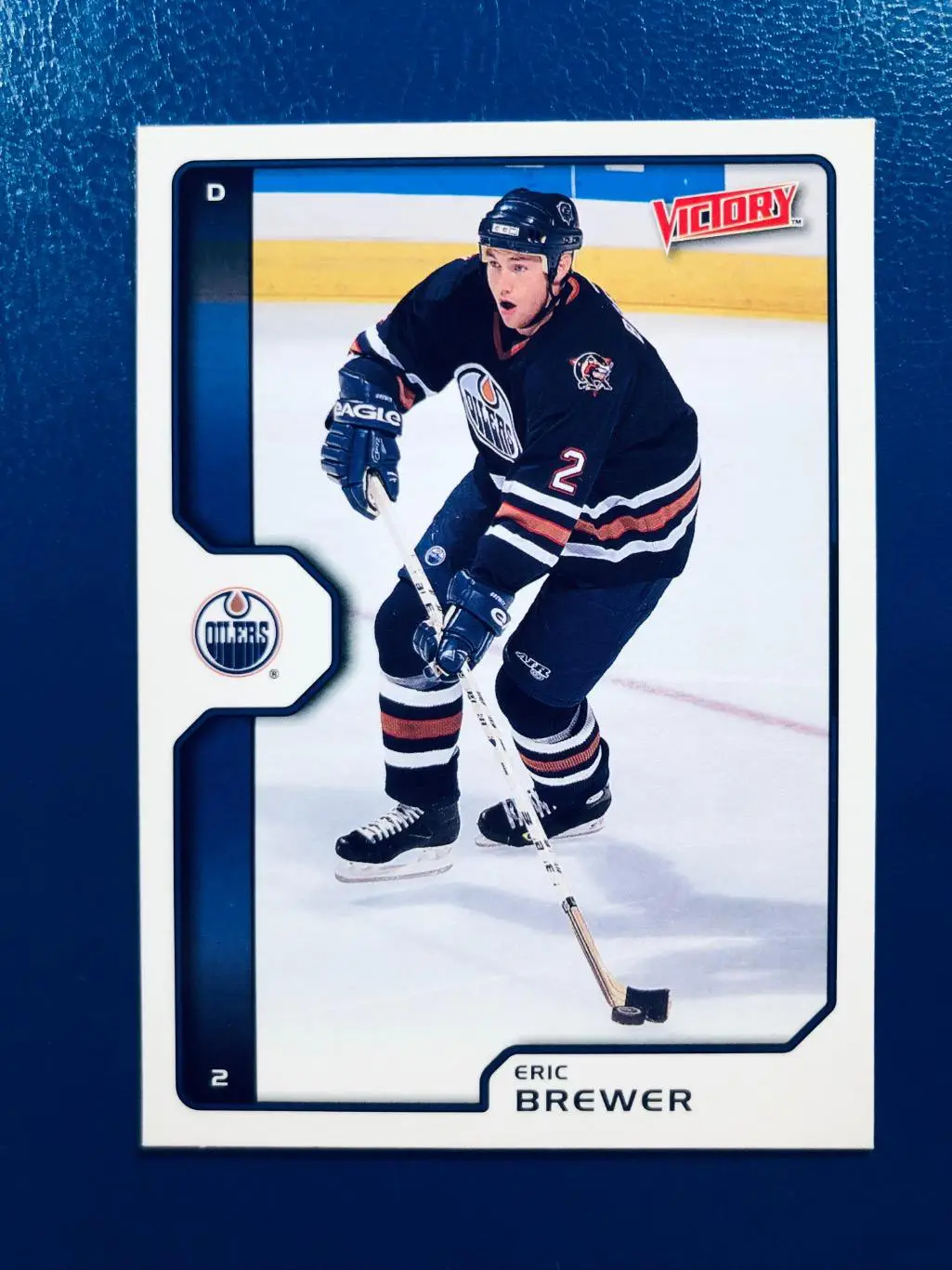 Карточка Eric Brewer Edmonton Oilers