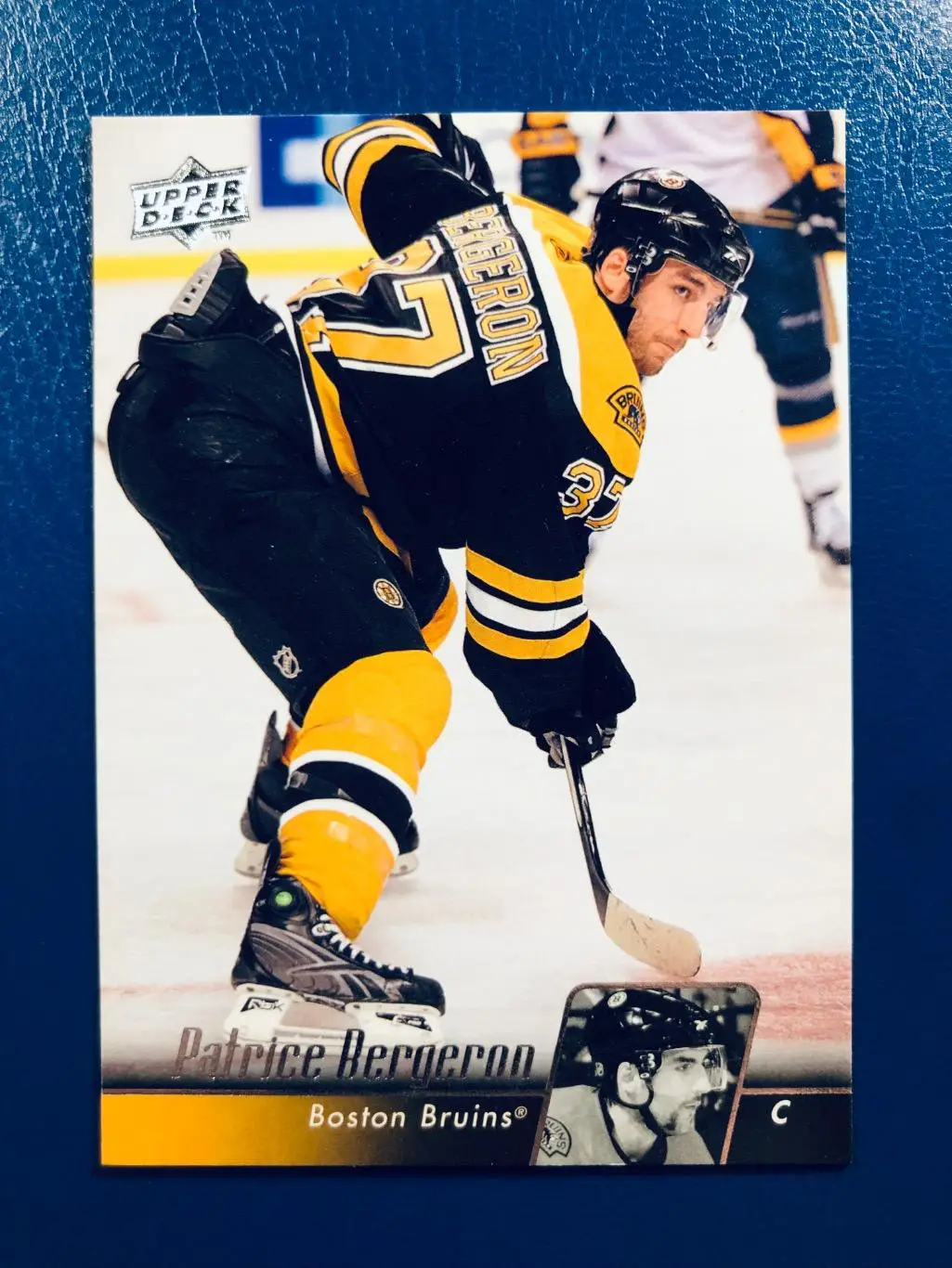 Карточка Patrice Bergeron Boston Bruins