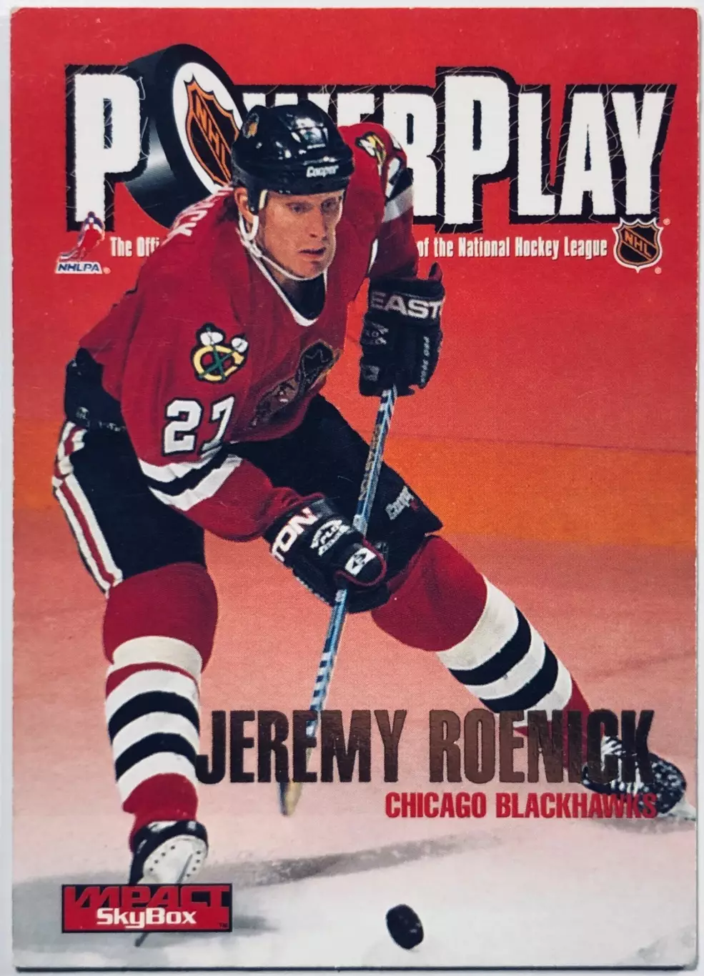 Карточка Jeremy Roenick Chicago Blackhawks
