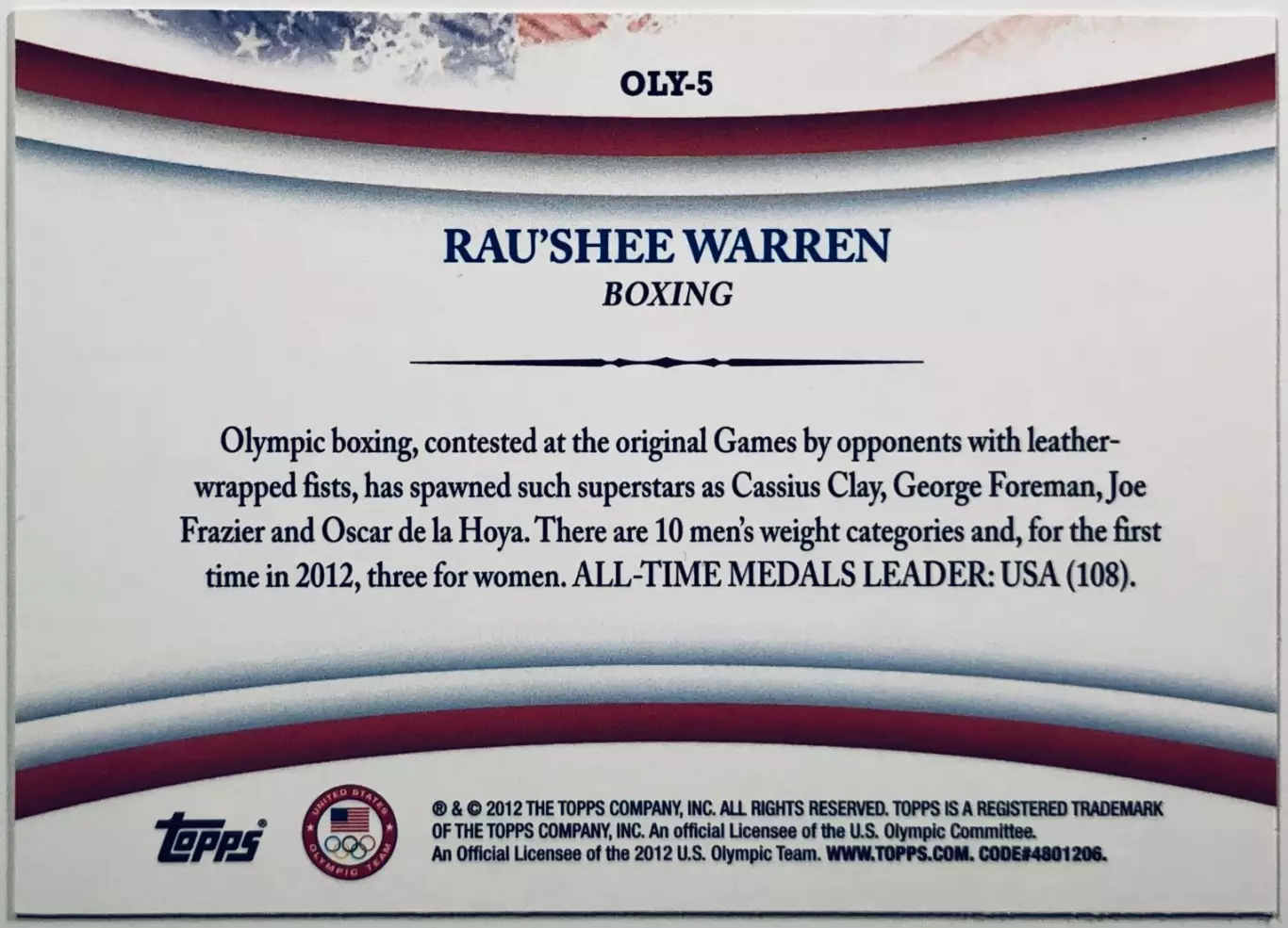 Карточка Rau’shee Warren • Бокс 1