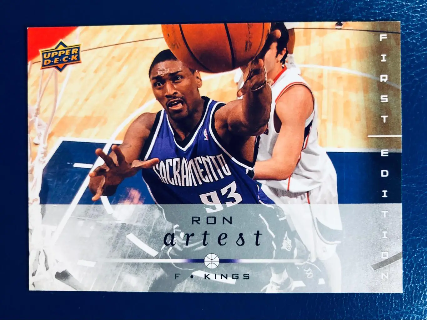 Карточка Ron Artest Sacramento Kings