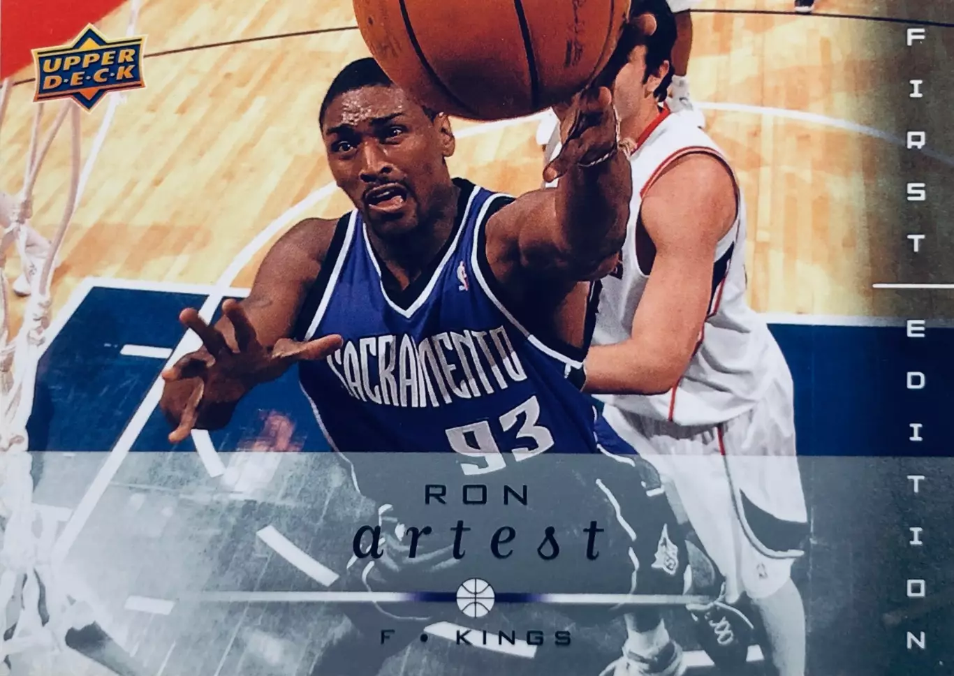Карточка Ron Artest Sacramento Kings