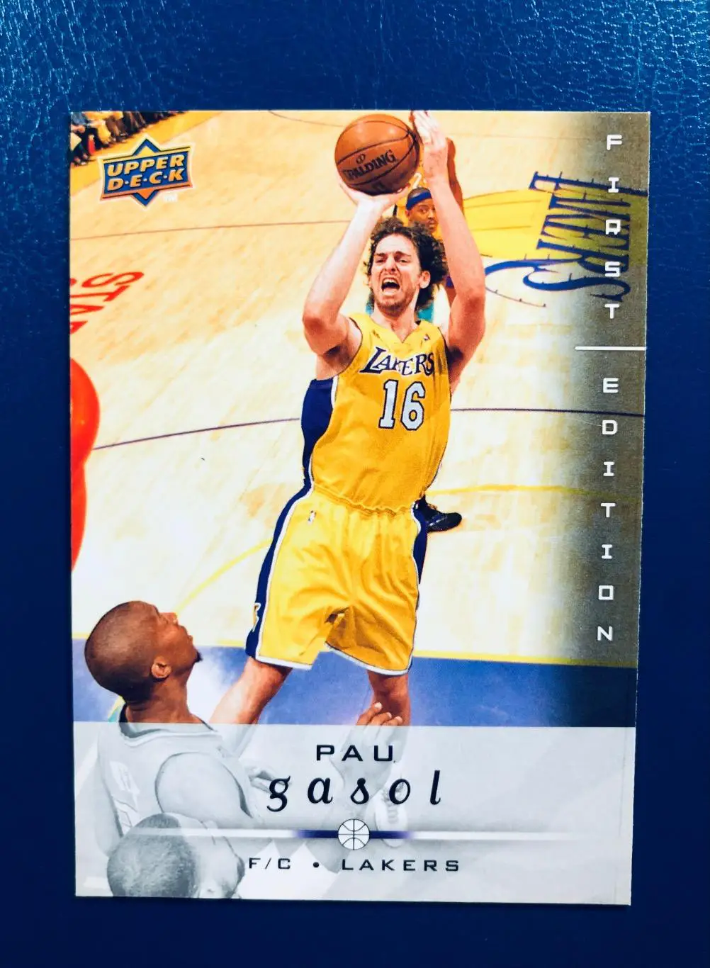 Карточка Pau Gasol Los Angeles Lakers