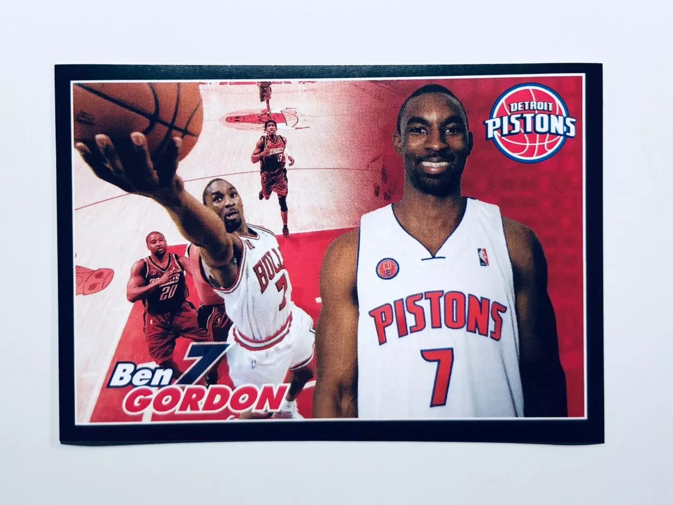 Наклейка Ben Gordon Detroit Pistons