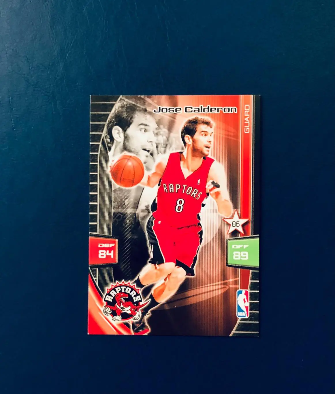 Карточка Jose Calderon Toronto Raptors