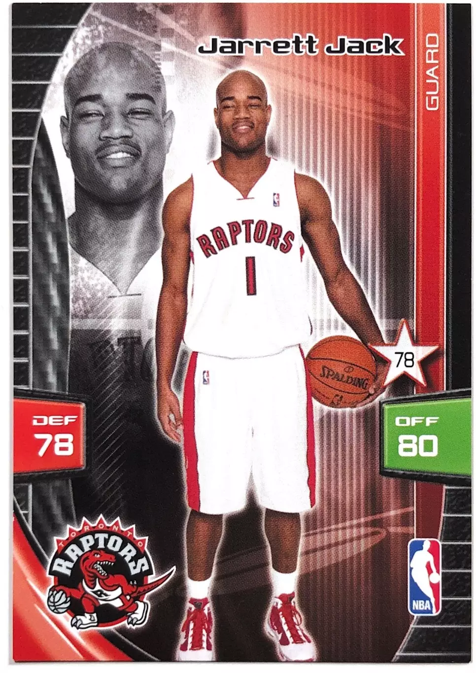 Карточка Jarrett Jack Toronto Raptors