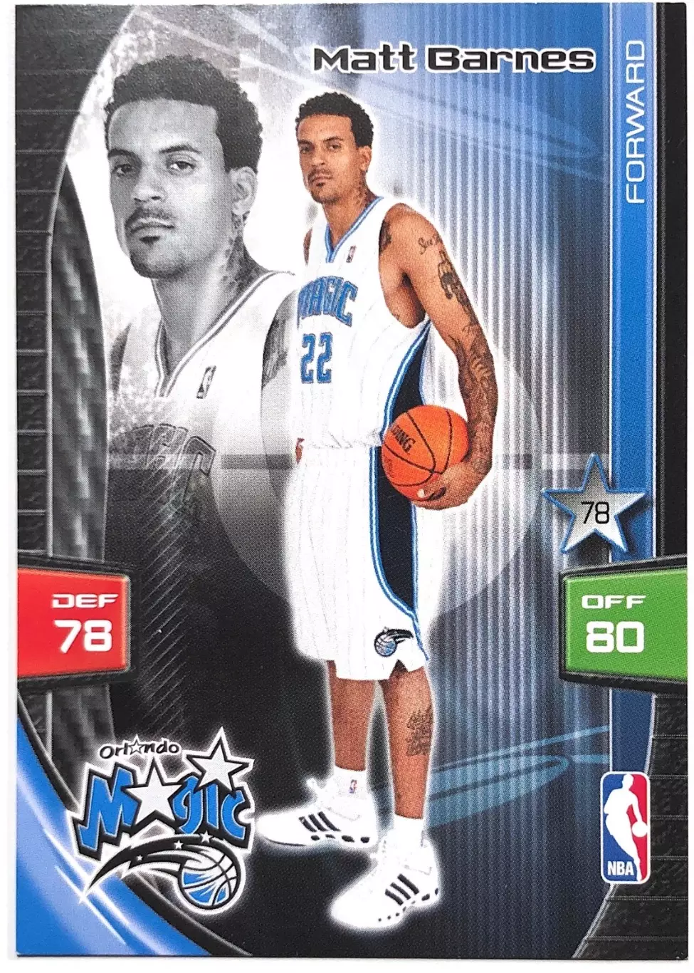Карточка Matt Barnes Orlando Magic