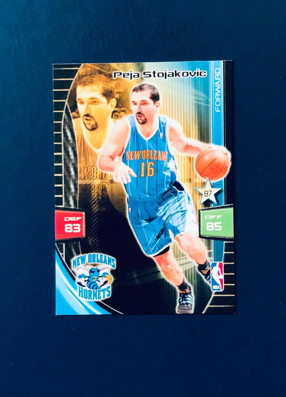 Карточка Peja Stojakovic New Orleans Hornets