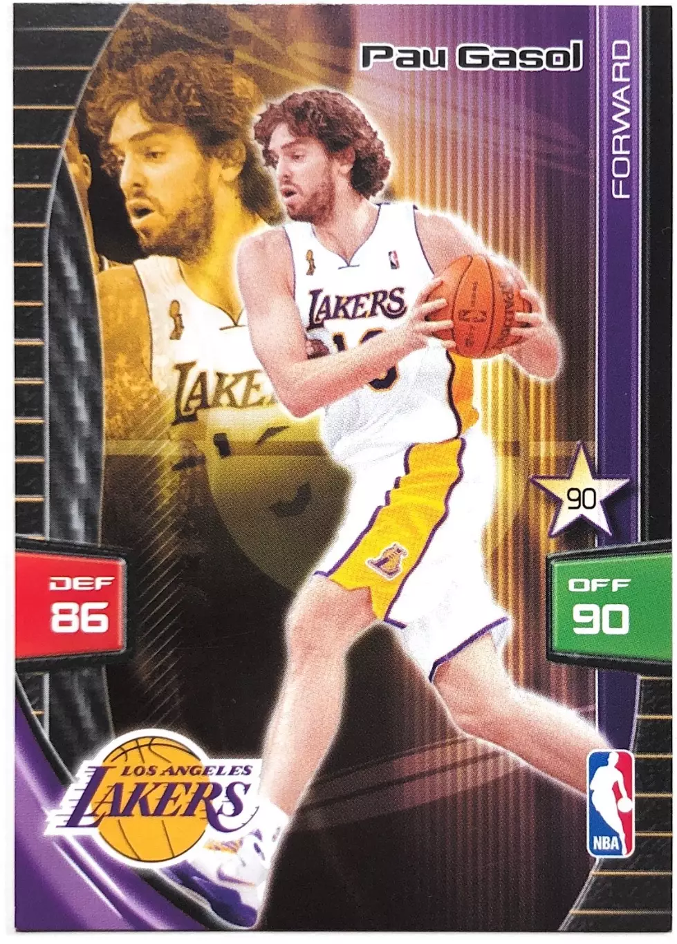 Карточка Pau Gasol Los Angeles Lakers