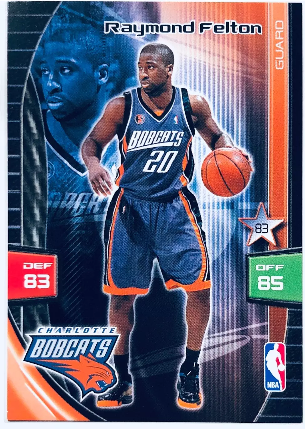 Карточка Raymond Felton Charlotte Bobcats