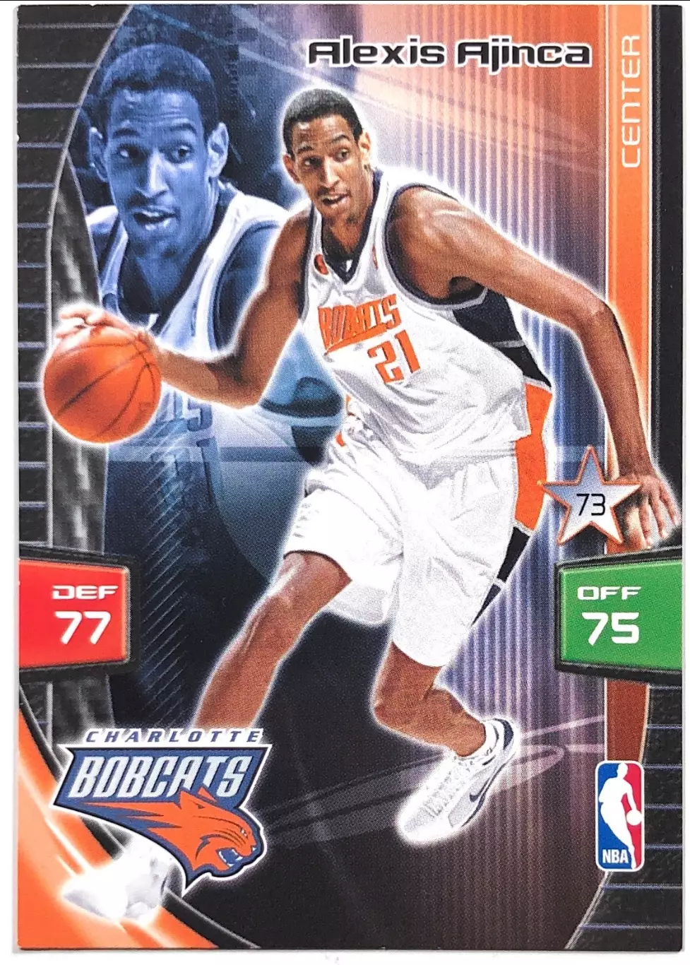 Карточка Alexis Ajinca Charlotte Bobcats