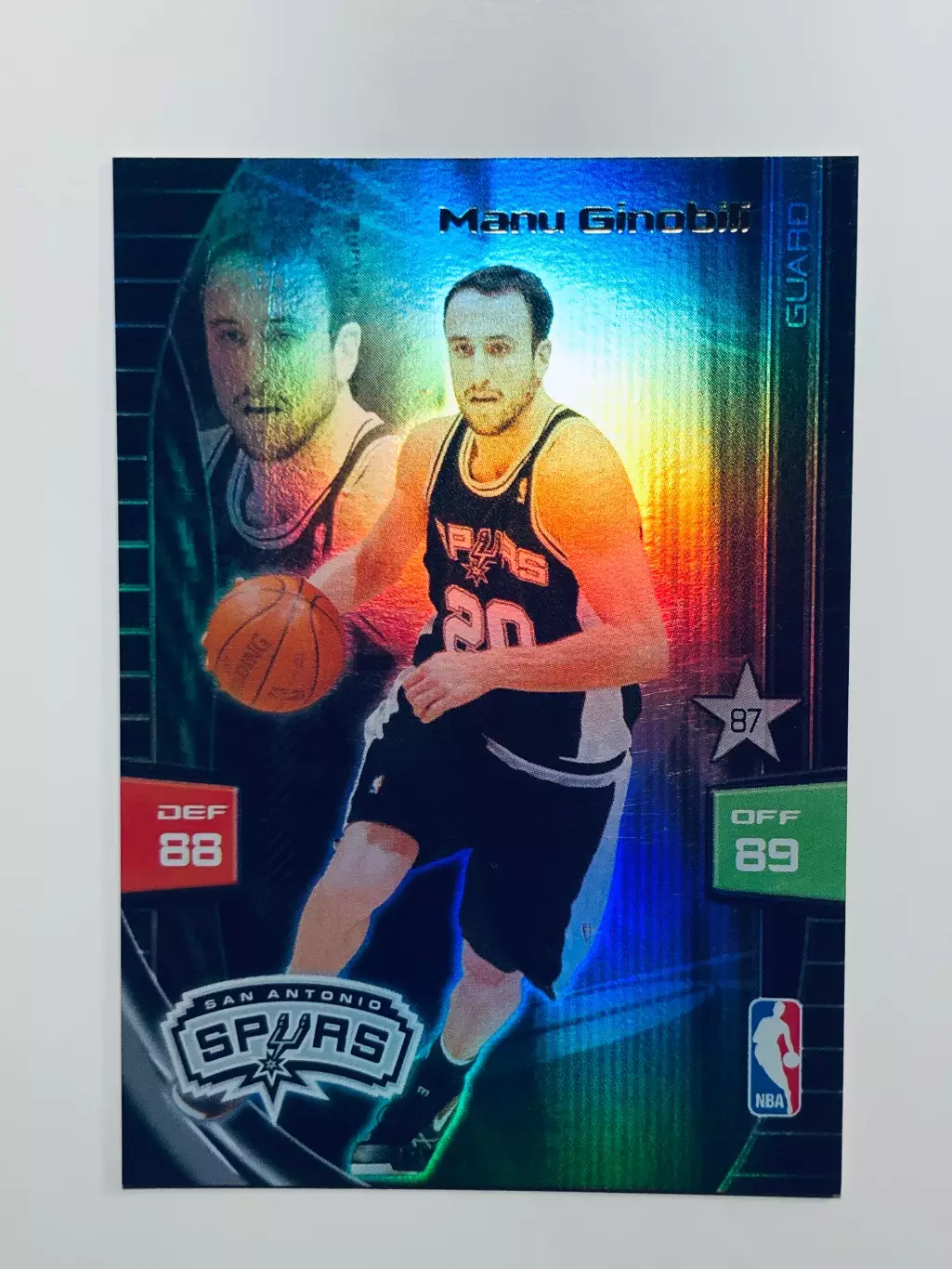 Карточка Manu Ginobili “San Antonio Spurs”