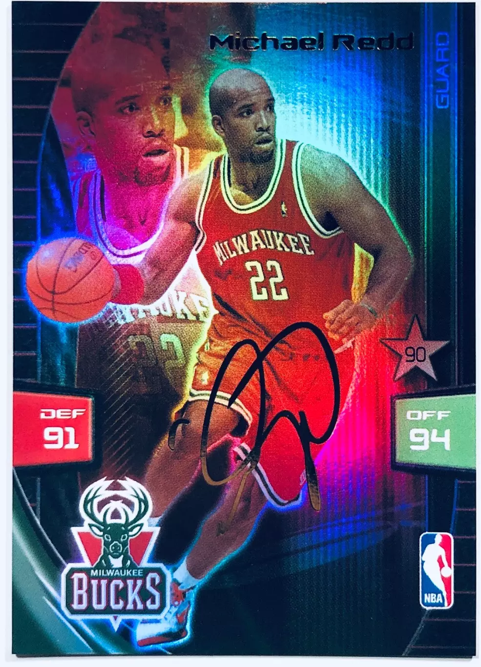 Карточка Michael Redd Milwaukee Bucks