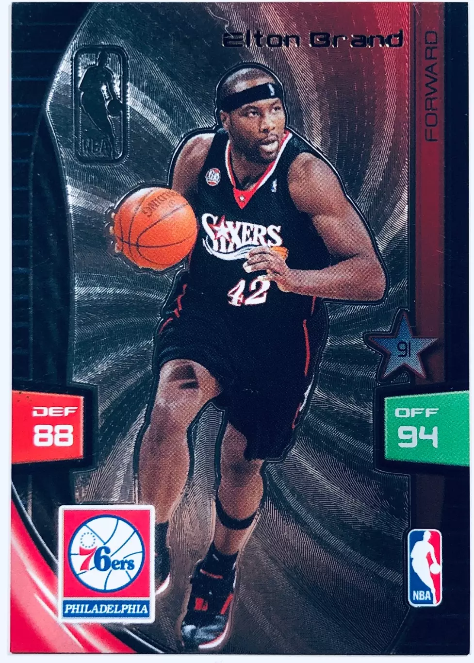 Карточка Elton Brand Philadelphia 76ers