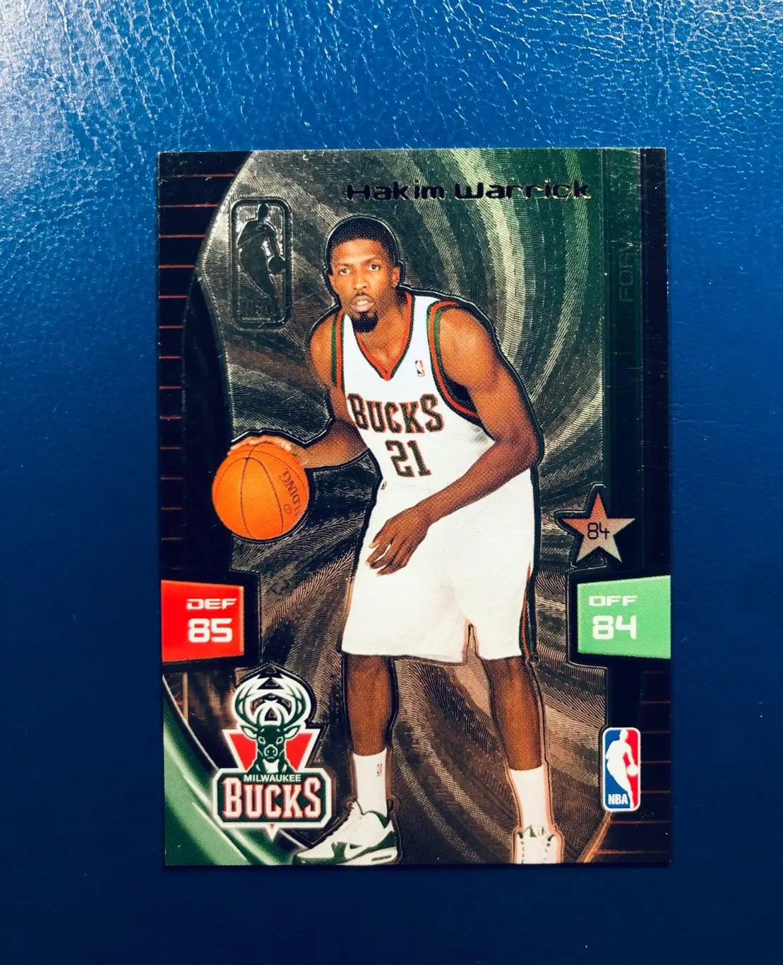 Карточка Hakim Warrick Milwaukee Bucks