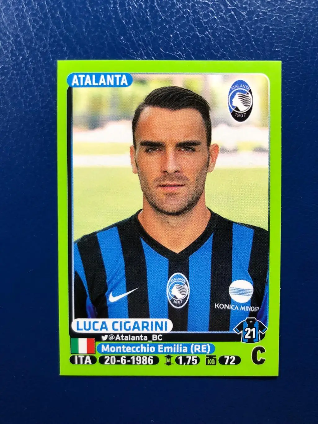 Наклейка Luca Cigarini Atalanta