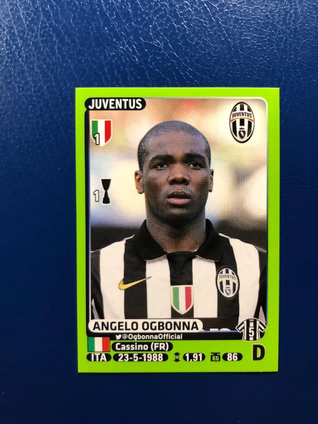Наклейка Angelo Ogbonna Ювентус