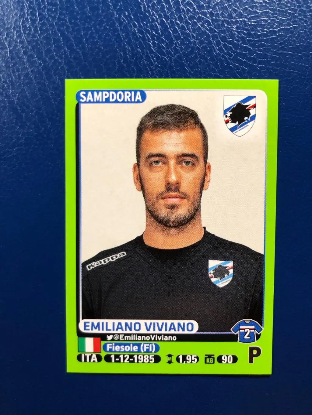 Наклейка Emiliano Viviano Sampdoria