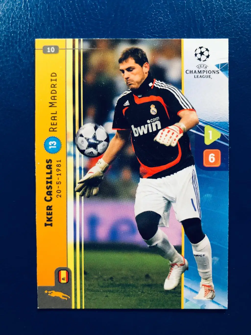 Карточка Iker Casillas Real Madrid