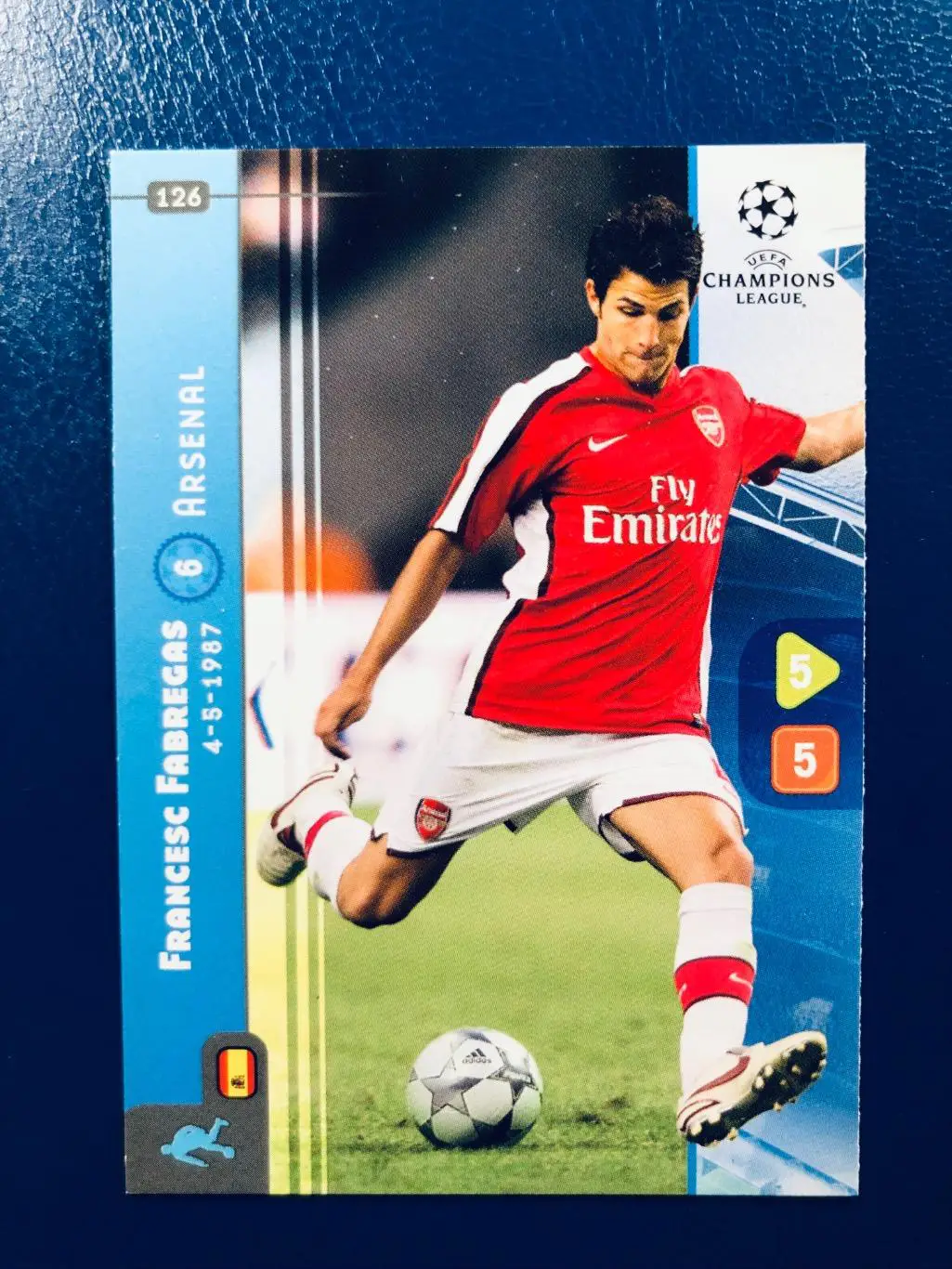 Карточка Francesc Fabregas Arsenal