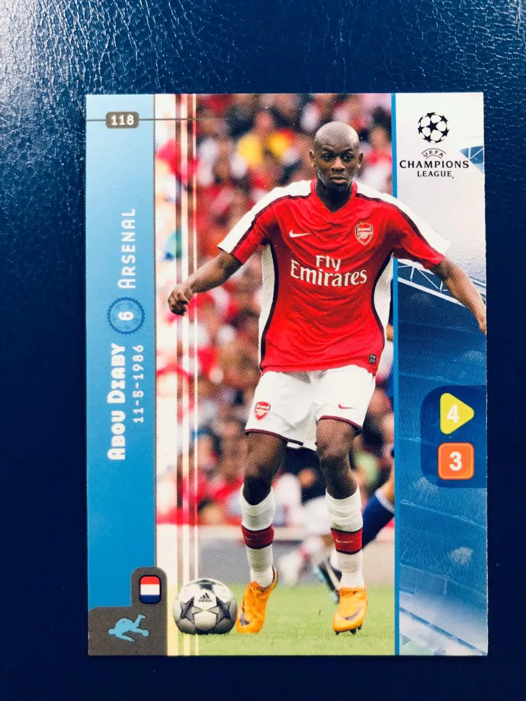 Карточка Abou Diaby Arsenal