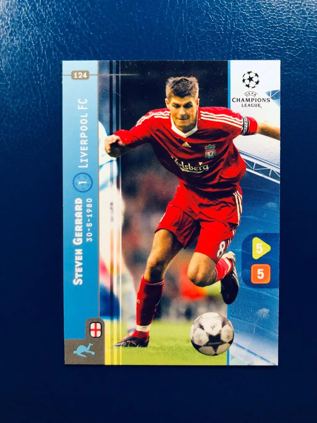 Карточка Steven Gerrard Liverpool FC
