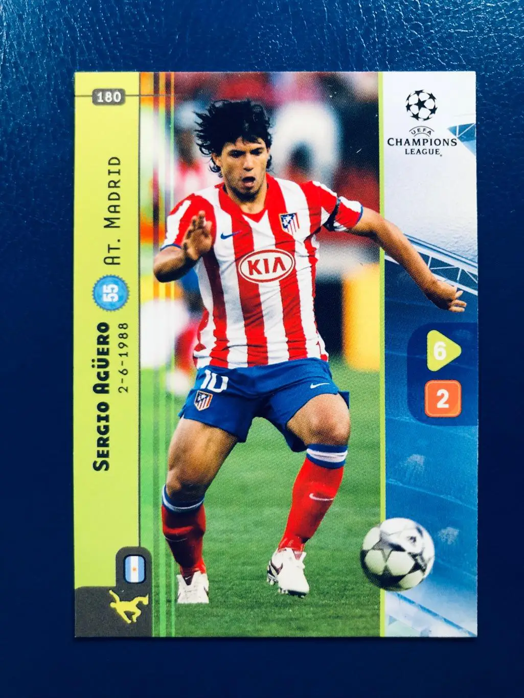 Карточка Sergio Aguero Atletico Madrid