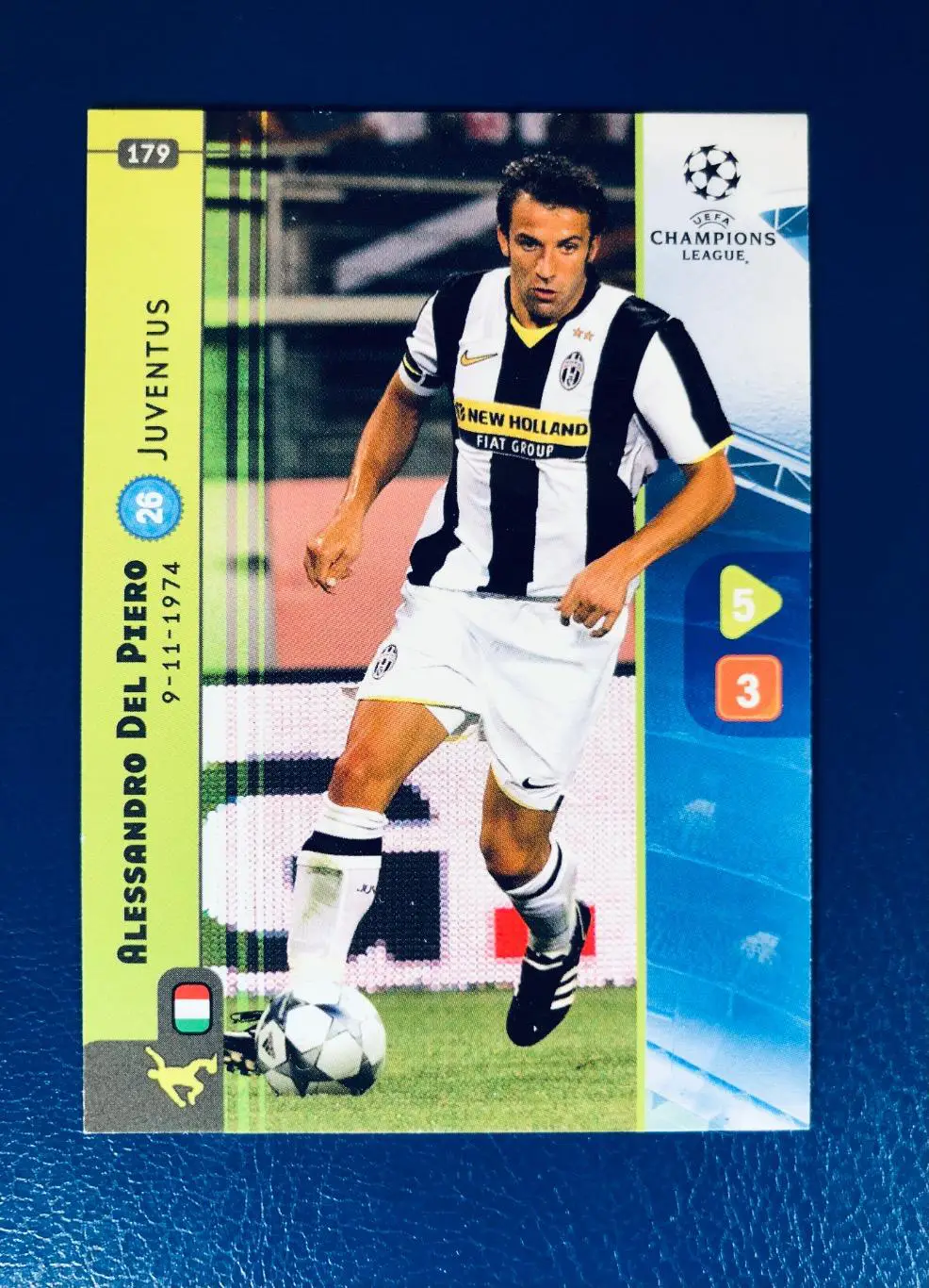 Карточка Alessandro Del Piero Juventus