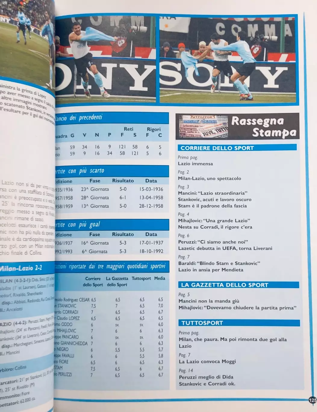 Официальный ежегодник ФК Лацио 4