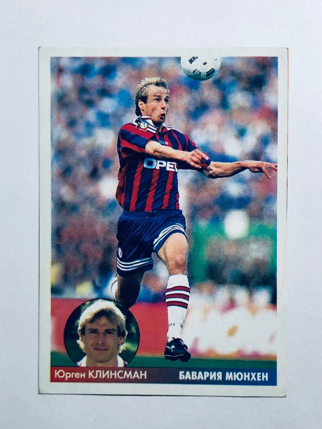 Наклейка Юрген Клинсман «Бавария» Мюнхен