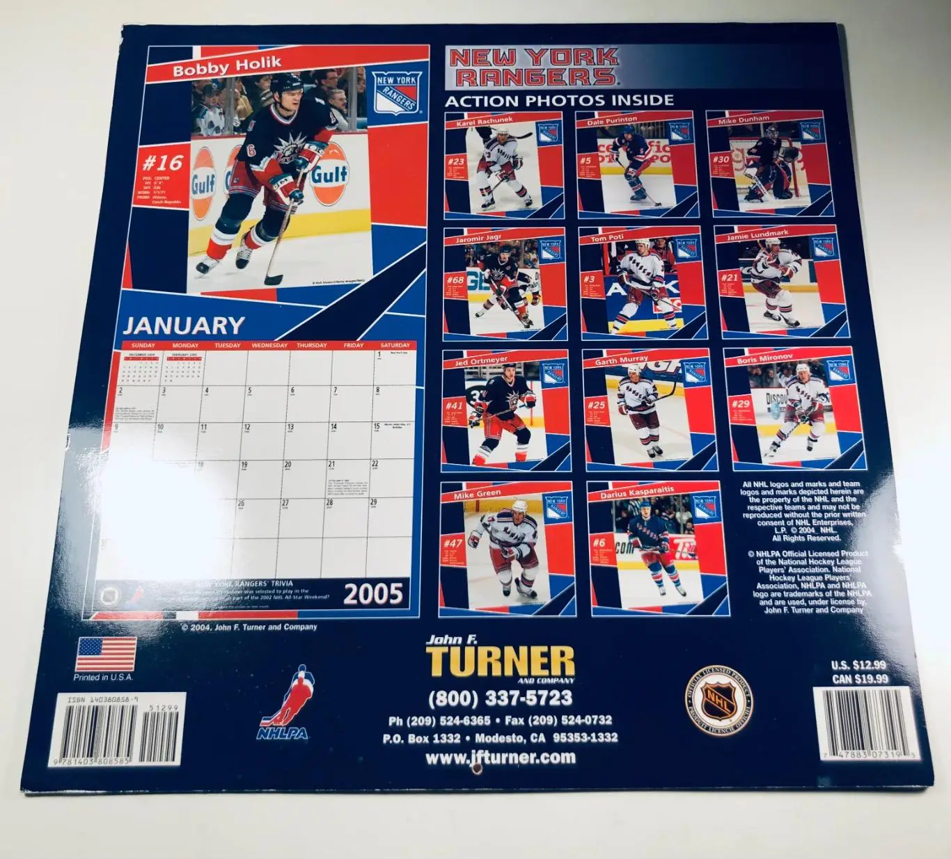 Календарь «New York Rangers» 1