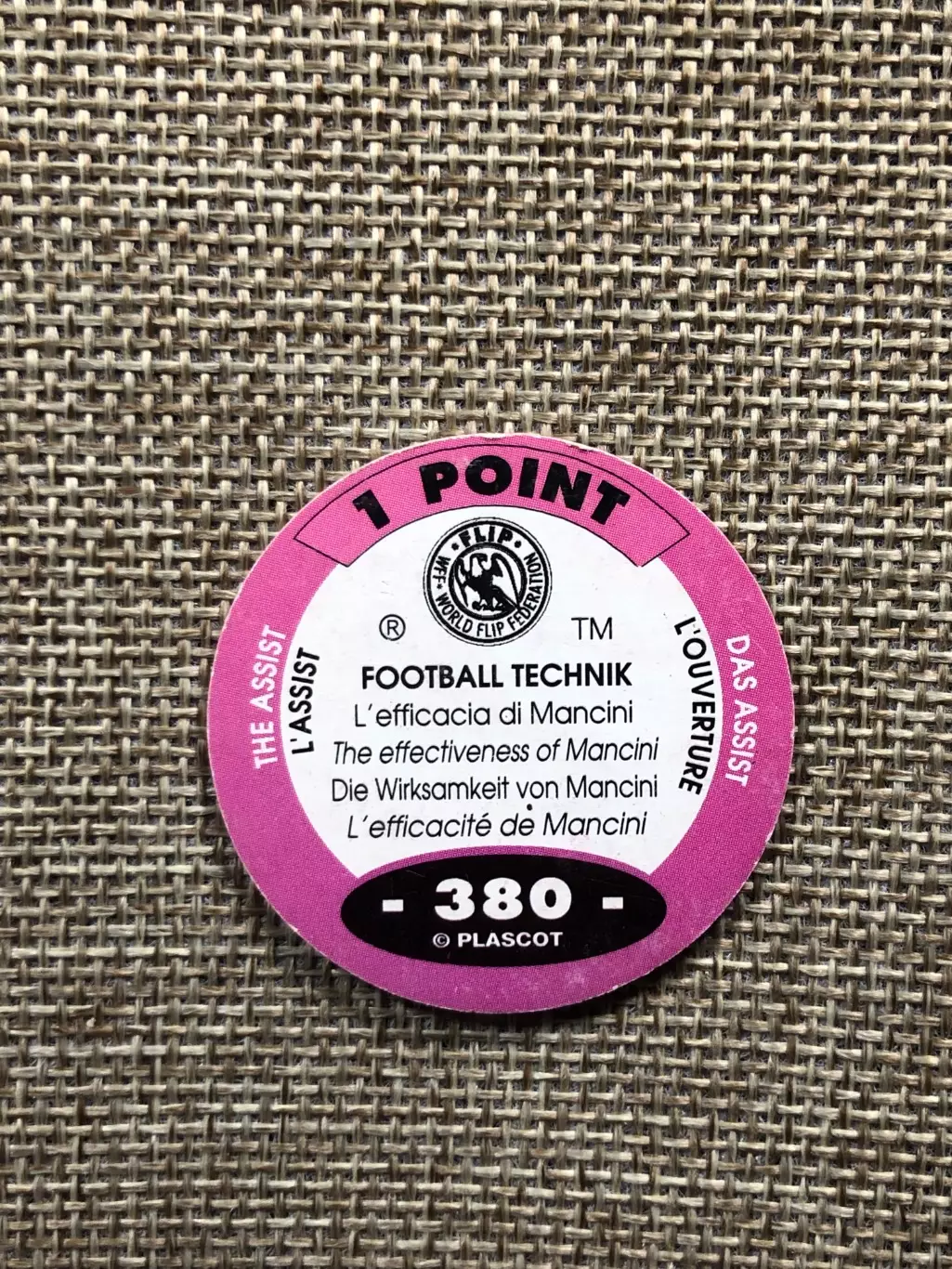 Фишка Роберто Манчини 1