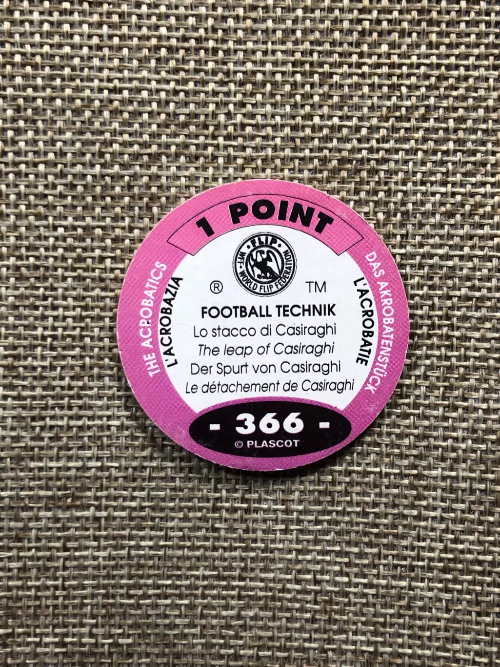 Фишка Пьерлуиджи Казираги 1