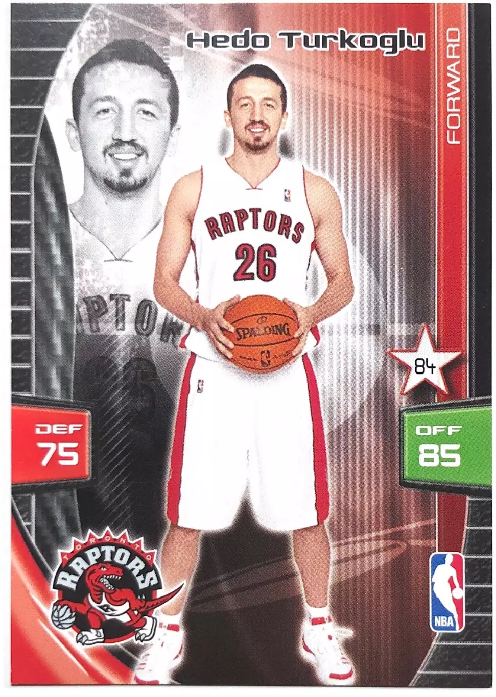 Карточка Hedo Turkoglu Toronto Raptors