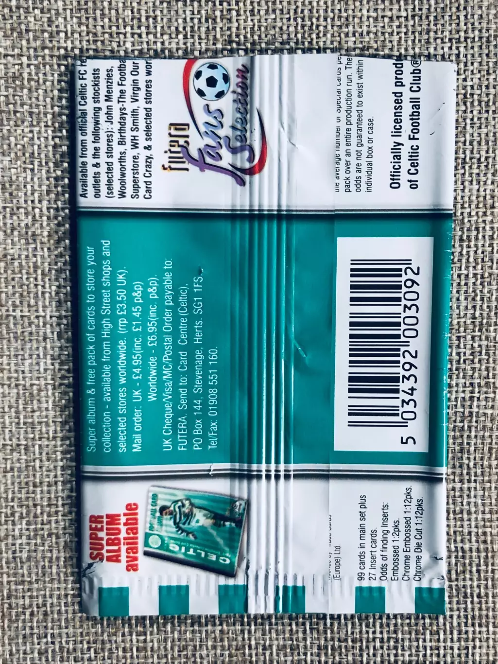 Пакетик ФК Селтик 1