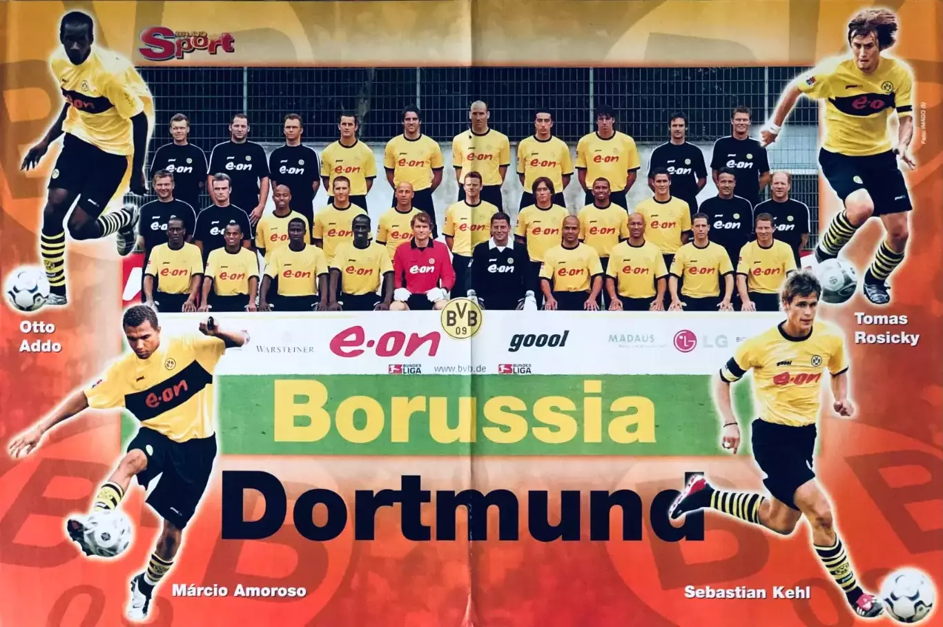 Постер Juan Pablo Montoya/Michael Schumacher/Borussia Dortmund 1