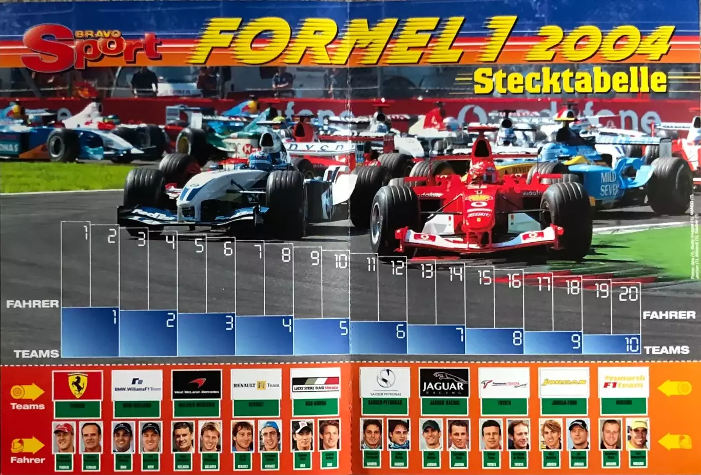 Таблица Формула 1 1