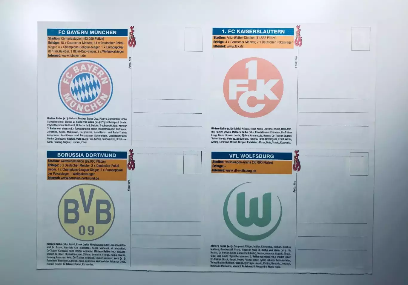 Стикеры ФУТБОЛ Бундеслига 1