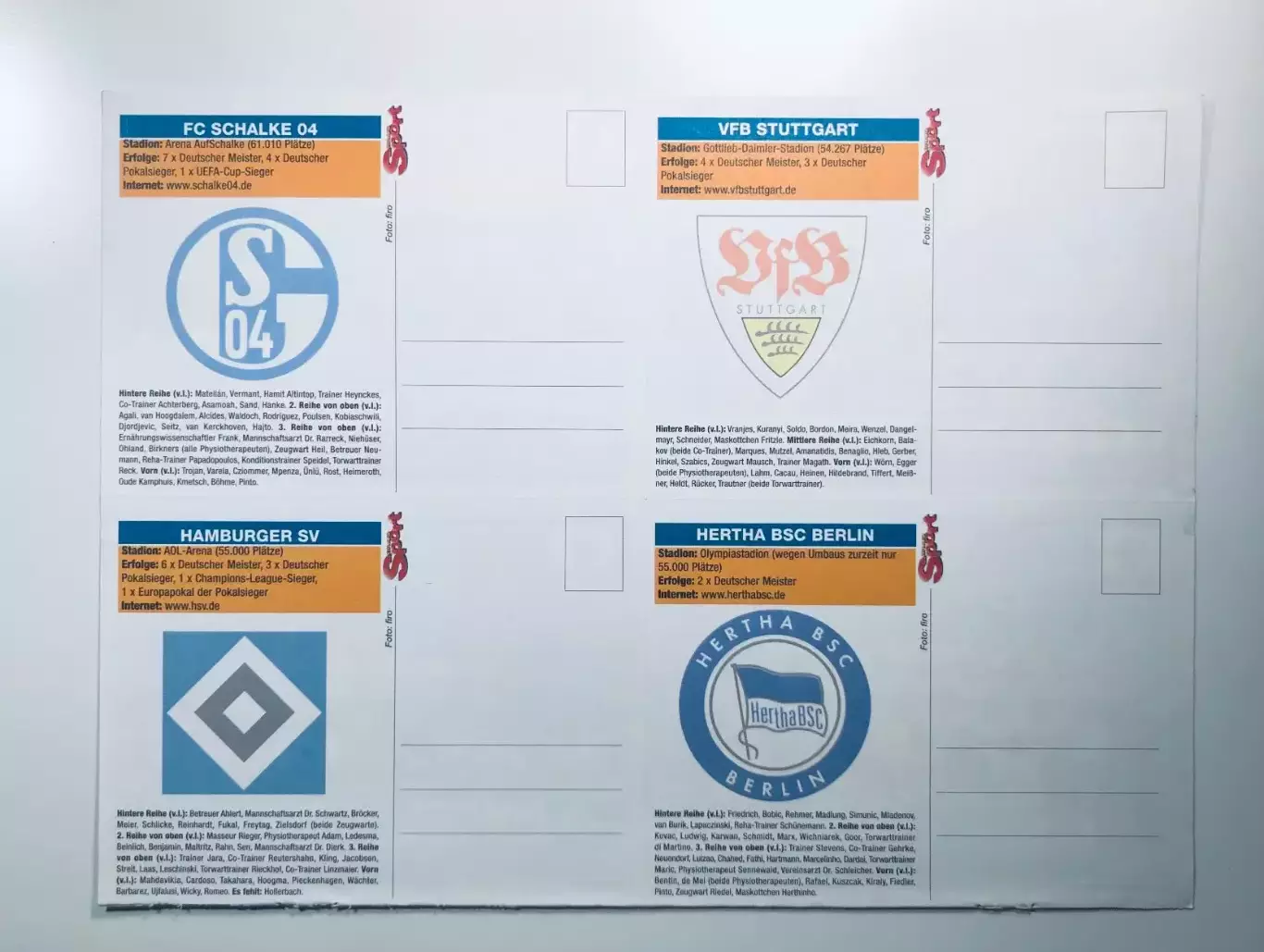 Стикеры ФУТБОЛ Бундеслига 1