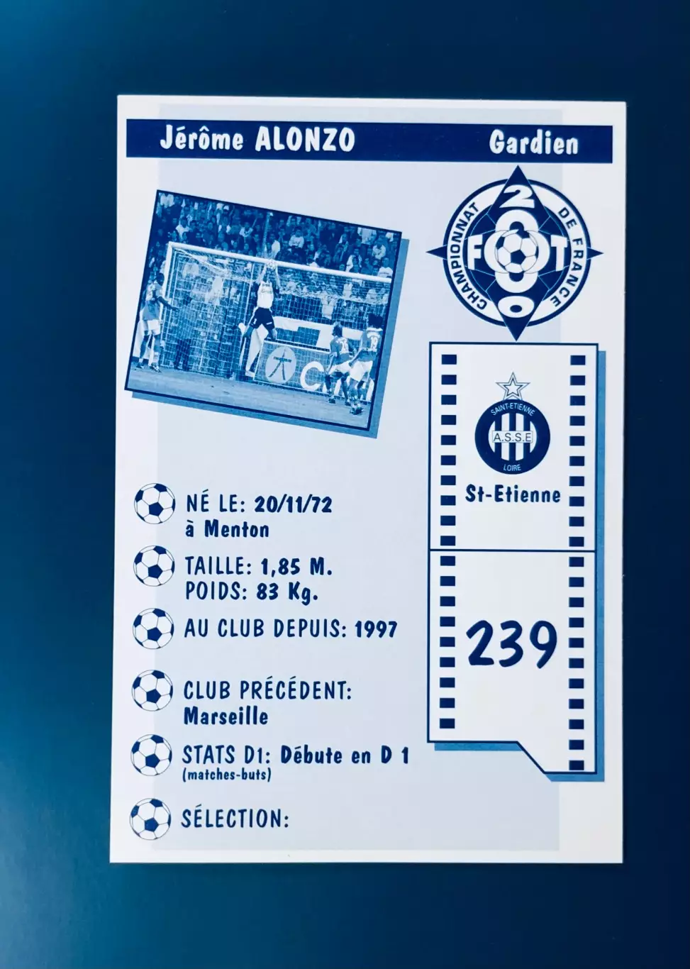 Открытка Jerome Alonzo St-Etienne 1